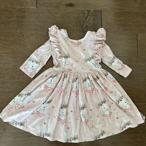 Mila + Rose Pink Bunny Ballarina Dress